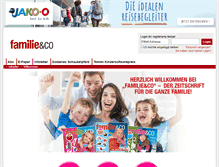 Tablet Screenshot of familieundco.de